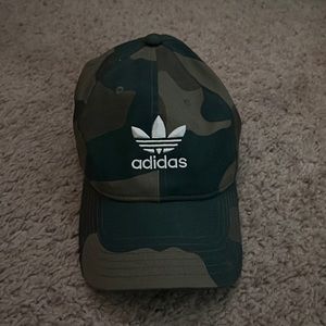 Men’s Camouflage adidas hat. Never worn. OSFA